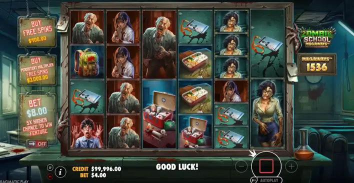 Hanya si Pemberani Bisa Menang! Zombie School Megaways Tantang Pemain