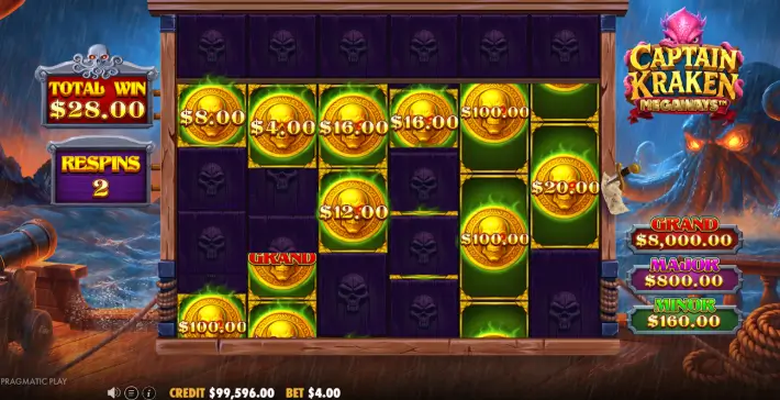 Debut Captain Kraken Megaways, Aksi Mekanik Ala Pragmatic Play