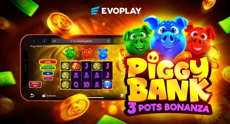 Saatnya Membuka Brankas di Piggy Bank 3 Pots Bonanza Evoplay